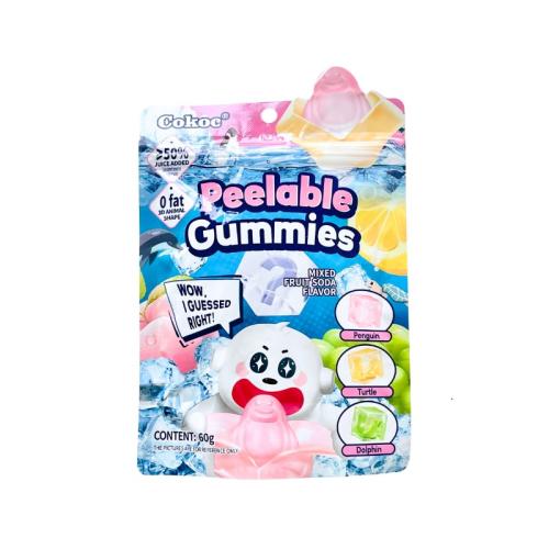 Bonbons à éplucher - Peelable Gummies - Soda aux fruits Animaux