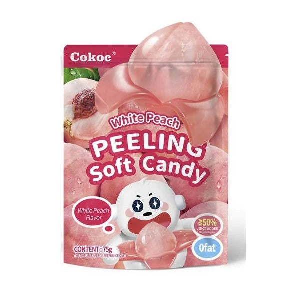 Bonbons à éplucher - Peeling Soft Candy - Pêche Blanche
