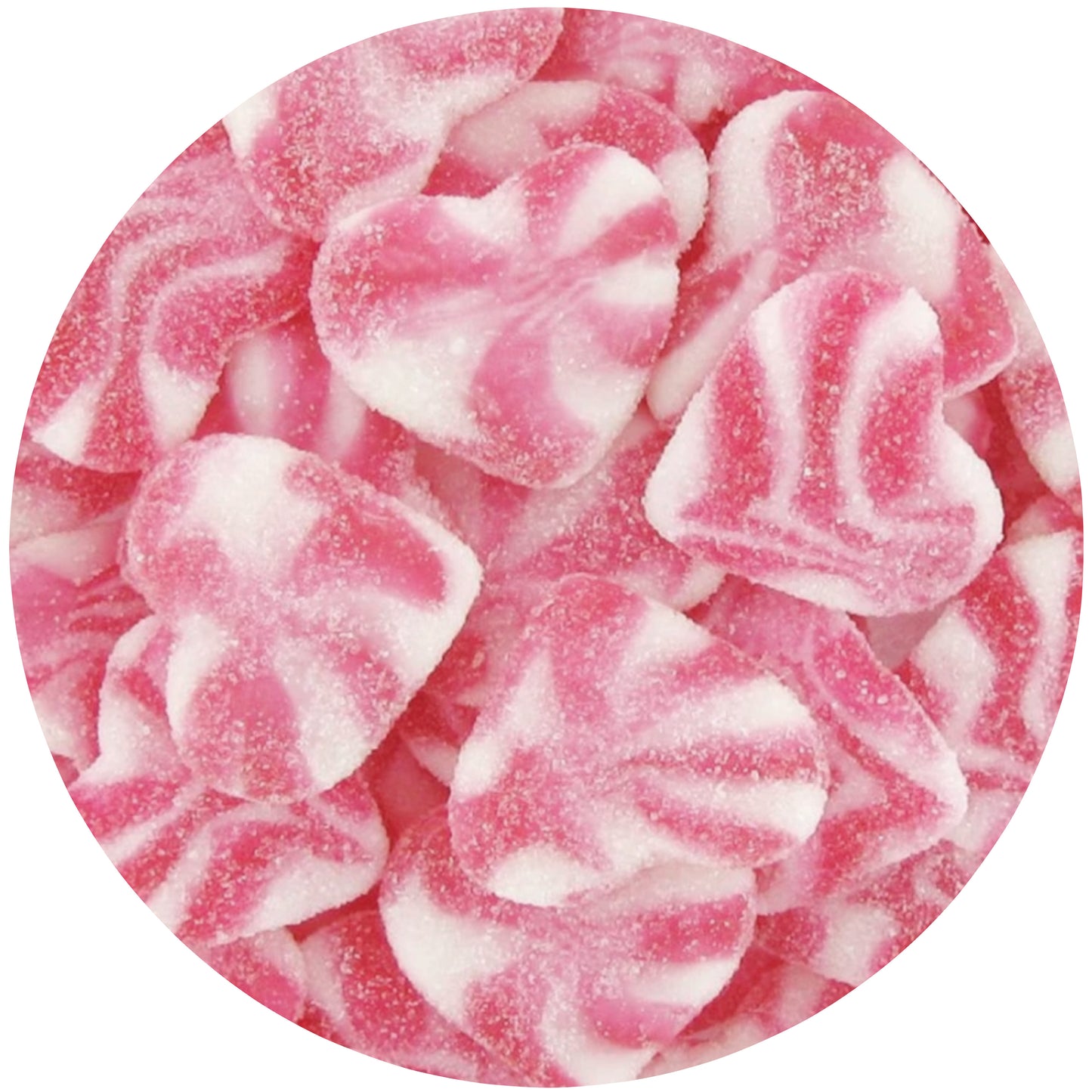 Cœurs de Fraise Twist Crémeux DULCEPLUS (100g)