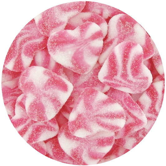 Cœurs de Fraise Twist Crémeux DULCEPLUS (100g)